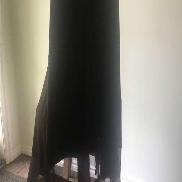 Peter nygard black comfy long angled dress (265) - Picture 6 of 14